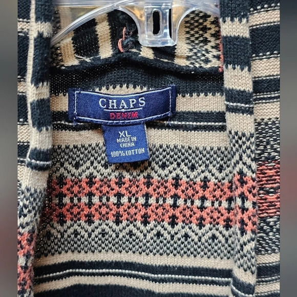 LADIES Chaps Cardigan Sz XL - Picture 7 of 8